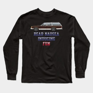 Rear Nausea Inducing Fun Long Sleeve T-Shirt